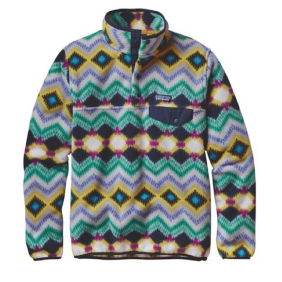 PATAGONIA Synchilla Snap-T Fleece Pullover Timber Twist RARE XS - Picture 9 of 10